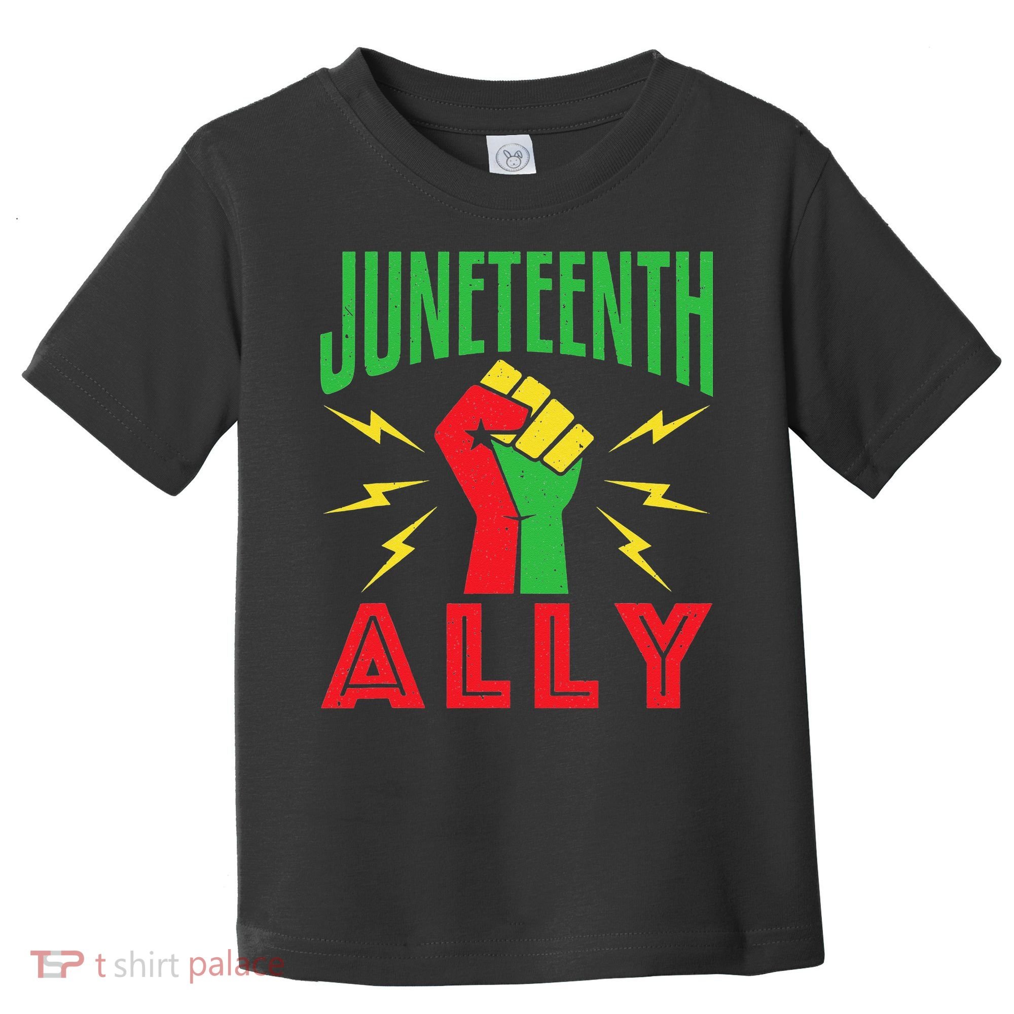 Juneteenth Ally June 19 Support Protest Pride Fist Toddler T-Shirt