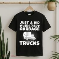 Just A Kid Who Loves Garbage Trucks Graphic T-Shirt thumb 2