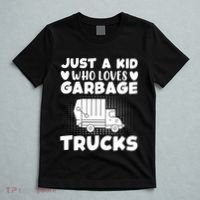 Just A Kid Who Loves Garbage Trucks Graphic T-Shirt thumb 5