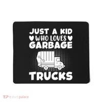 Just A Kid Who Loves Garbage Trucks Graphic Mousepad thumb 0