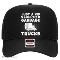 Just A Kid Who Loves Garbage Trucks Graphic Hat thumb 0