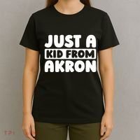 Just A K.I.D From Akron American Resident Usa Us City T-Shirt thumb 4