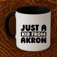 Just A K.I.D From Akron American Resident Usa Us City Coffee Mug thumb 2