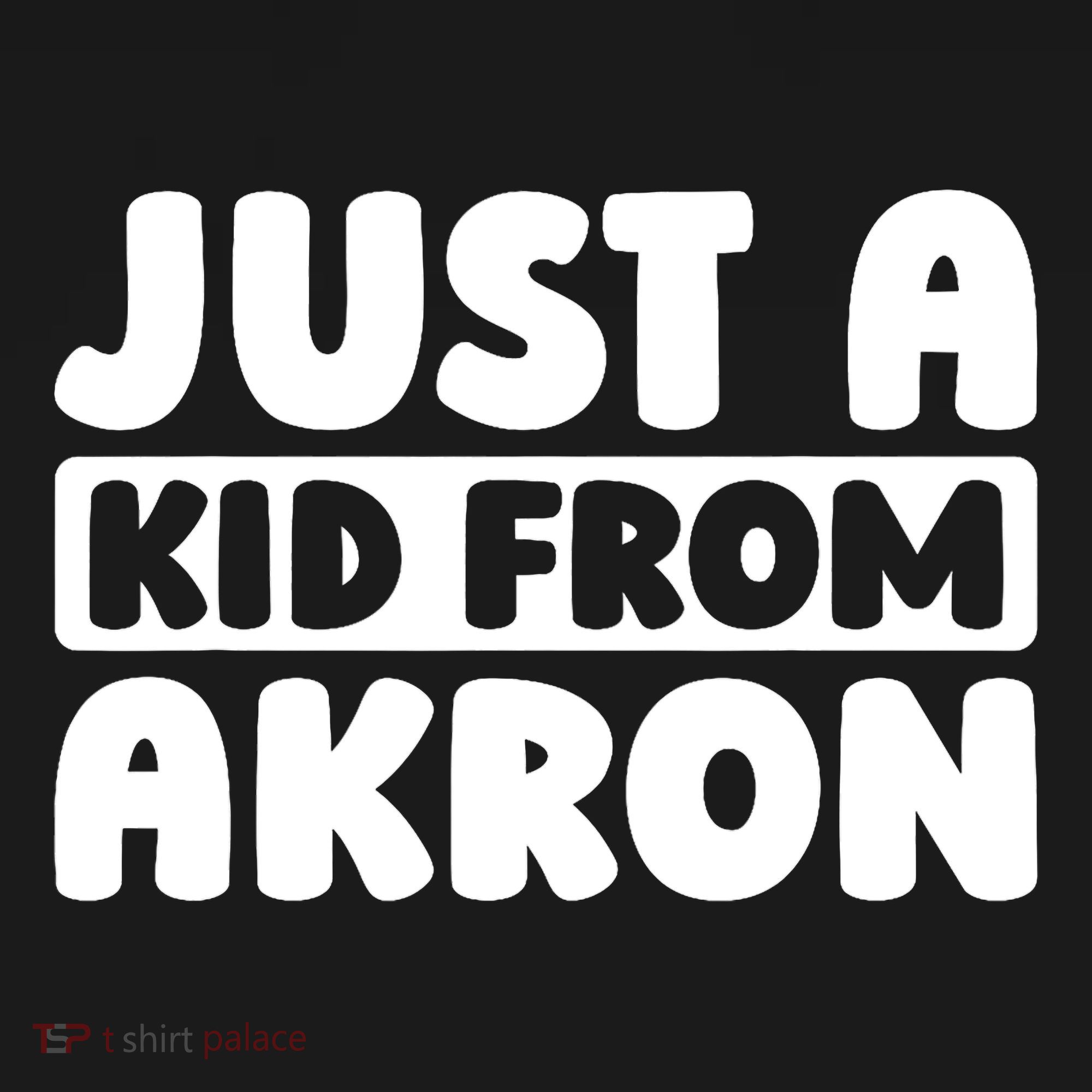 Just A K.I.D From Akron American Resident Usa Us City Coaster