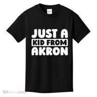 Just A K.I.D From Akron American Resident Usa Us City Kids T-Shirt thumb 0