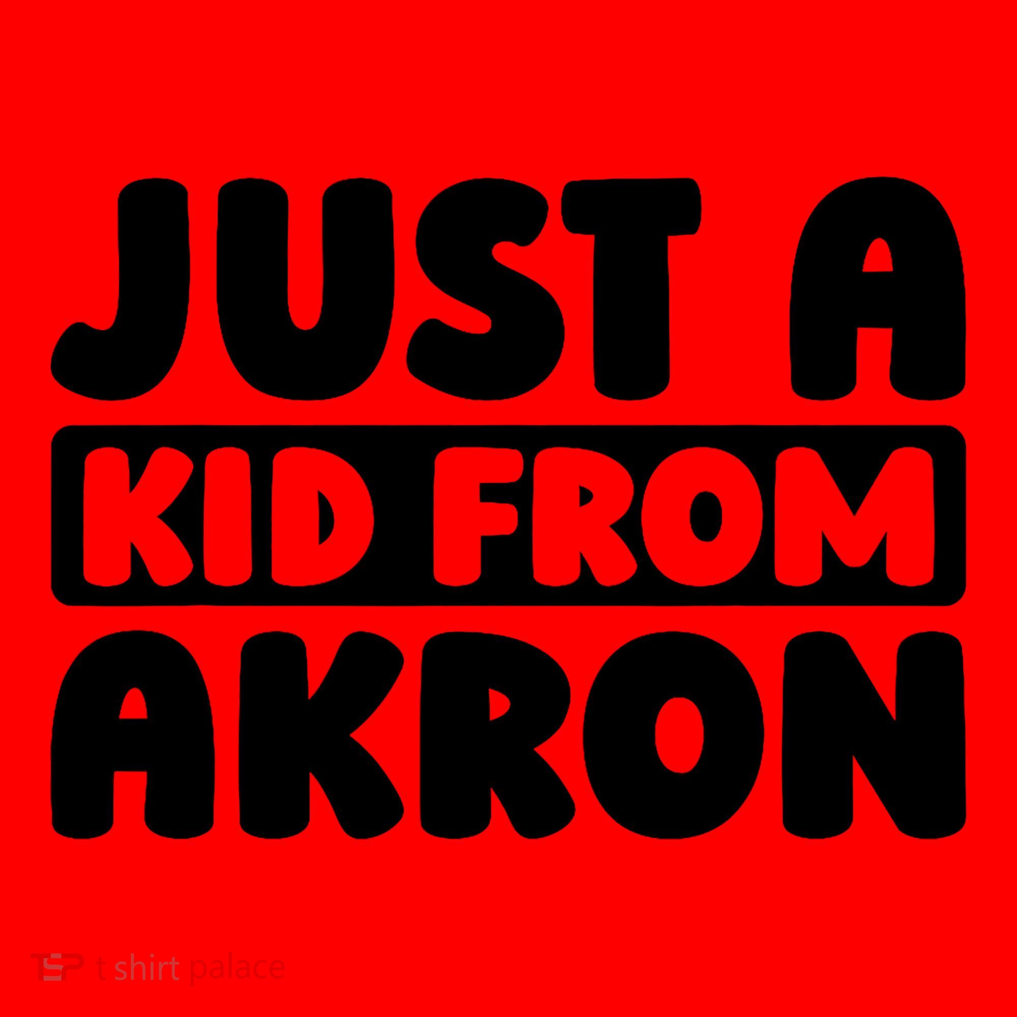 Just A K.I.D From Akron American Resident Usa Us City Santa Hat