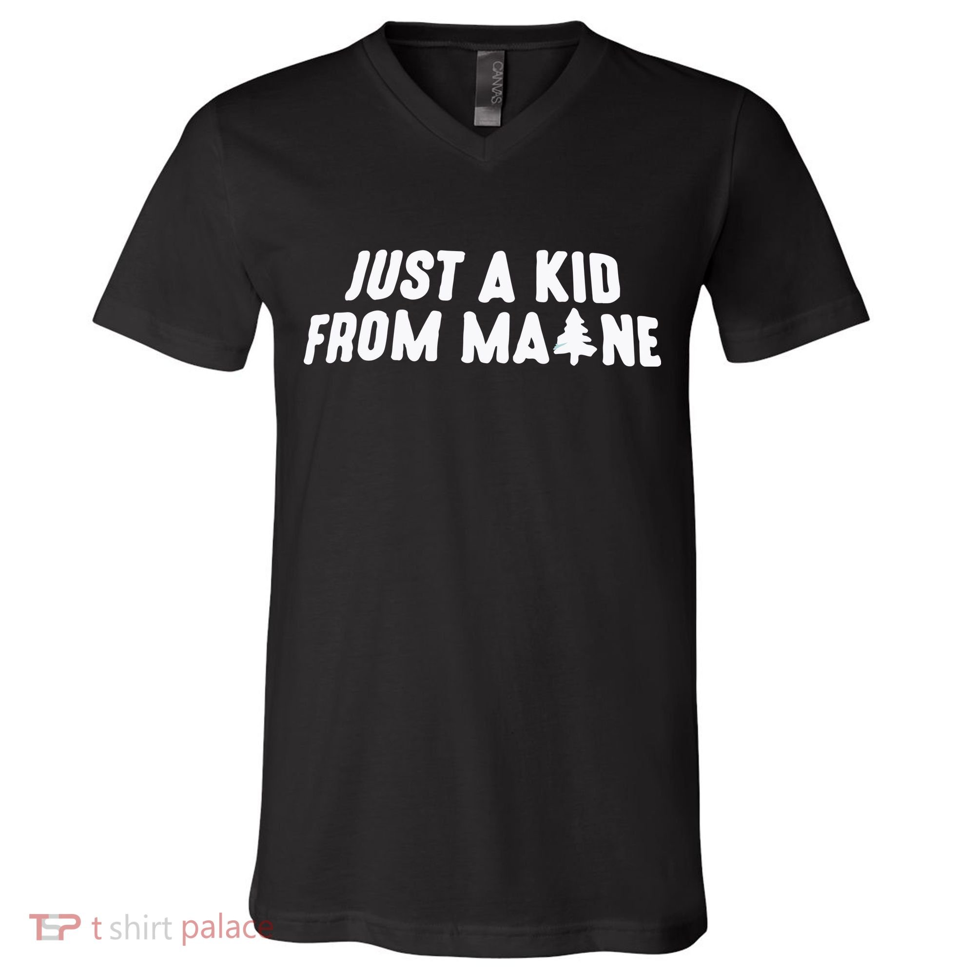 Just A Kids From Maine V-Neck T-Shirt