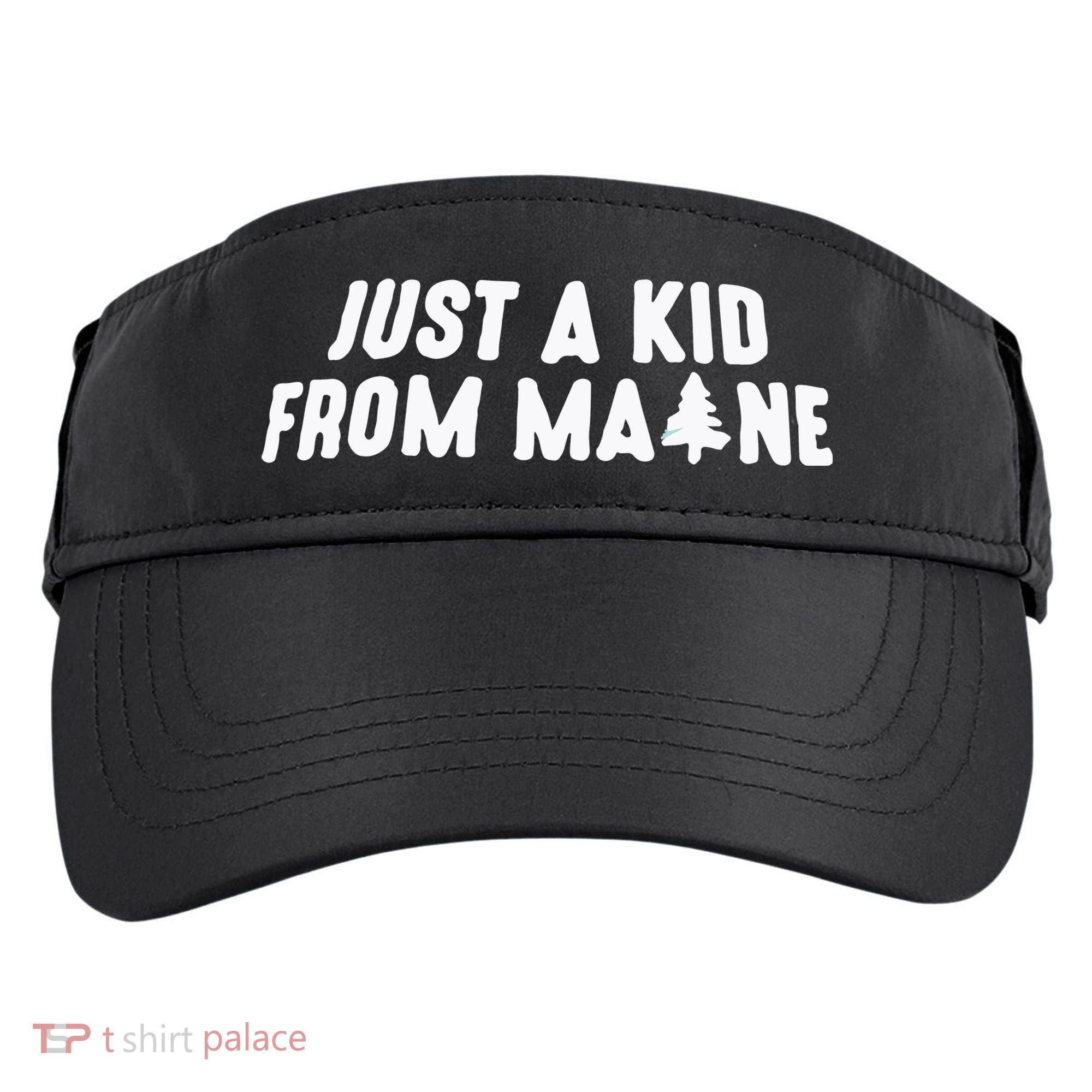 Just A Kids From Maine Adult Drive Performance Visor
