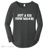 Just A Kids From Maine Women's Perfect Tri Tunic Long Sleeve Shirt thumb 0