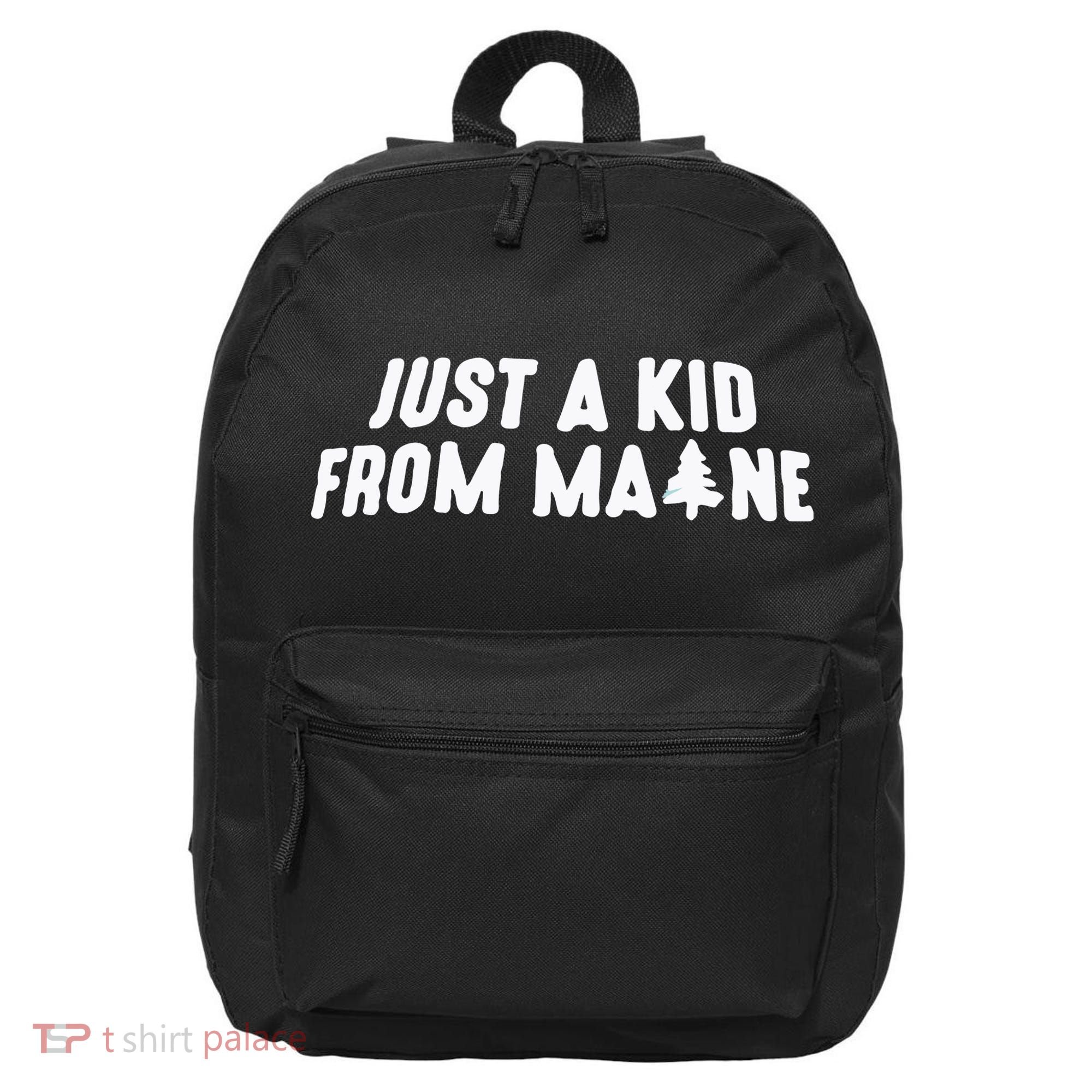 Just A Kids From Maine 16 in Basic Backpack