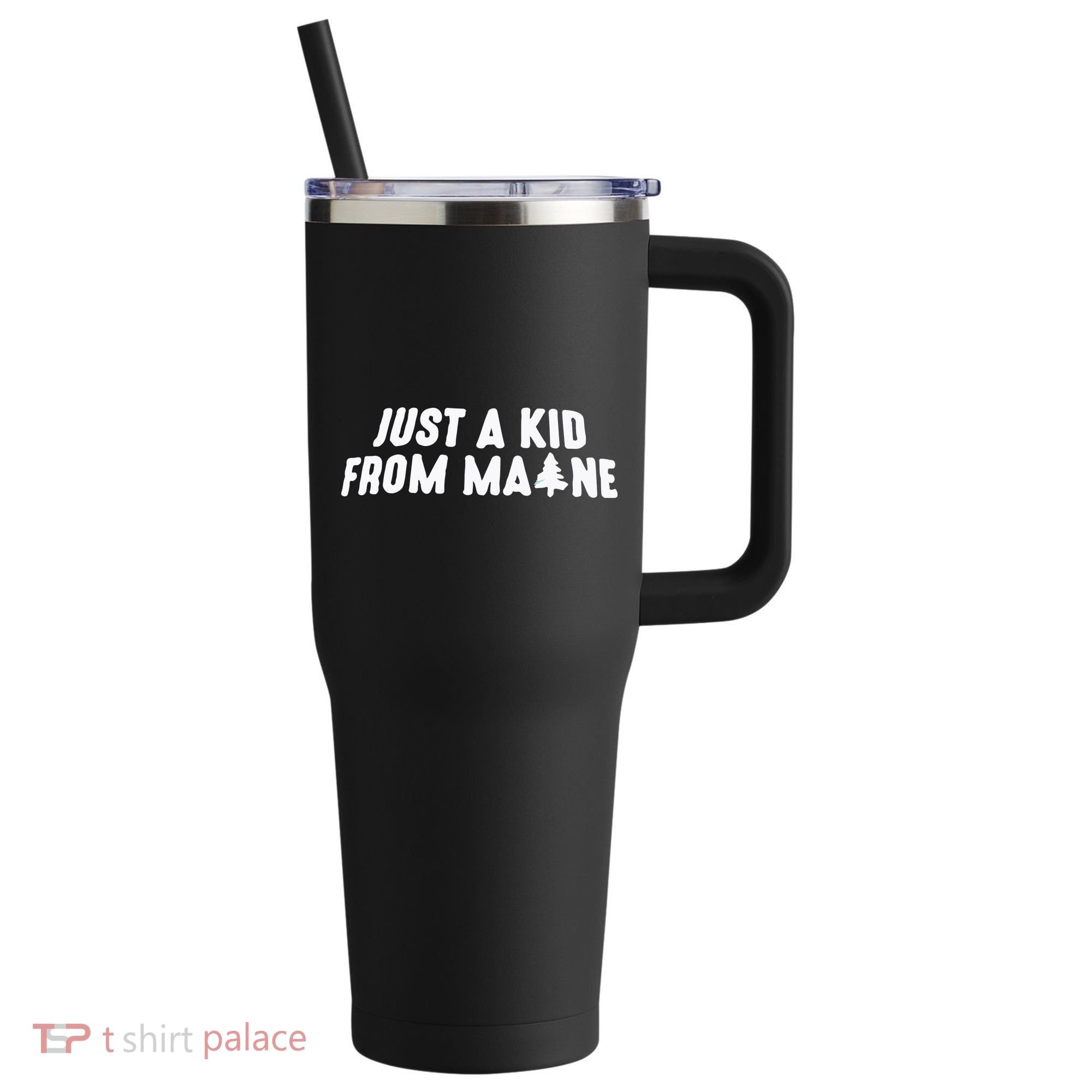 Just A Kids From Maine 40oz Vacuum Insulated Stainless Steel Travel Tumbler