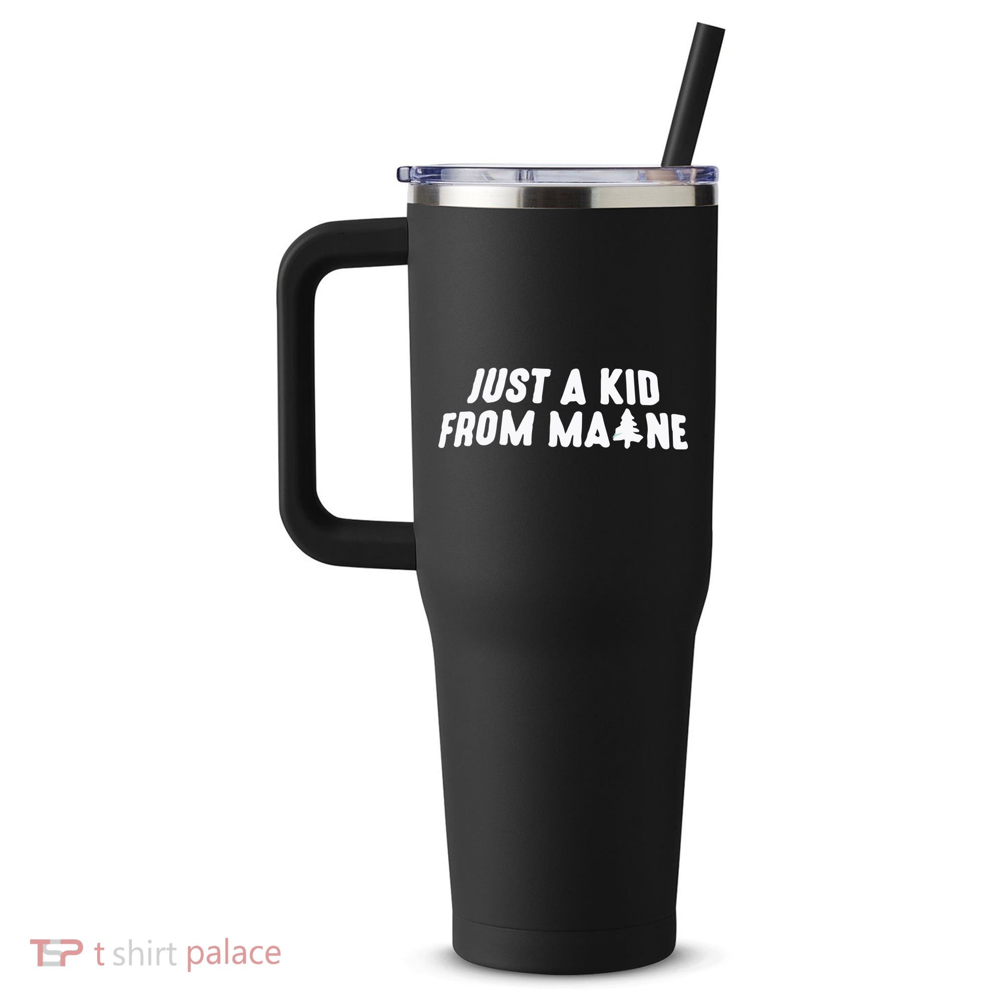 Just A Kids From Maine 40oz Vacuum Insulated Stainless Steel Travel Tumbler
