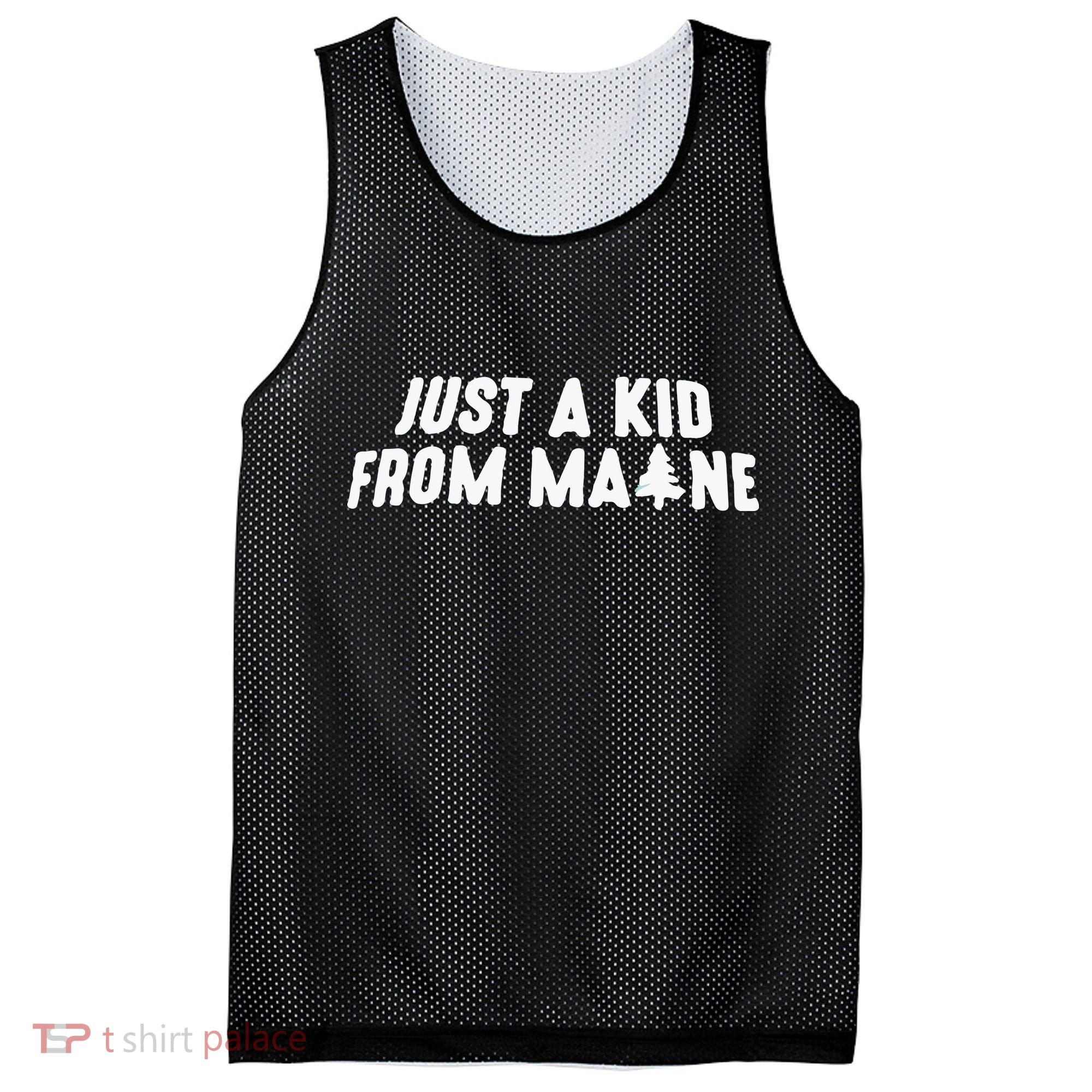 Just A Kids From Maine Mesh Reversible Basketball Jersey Tank