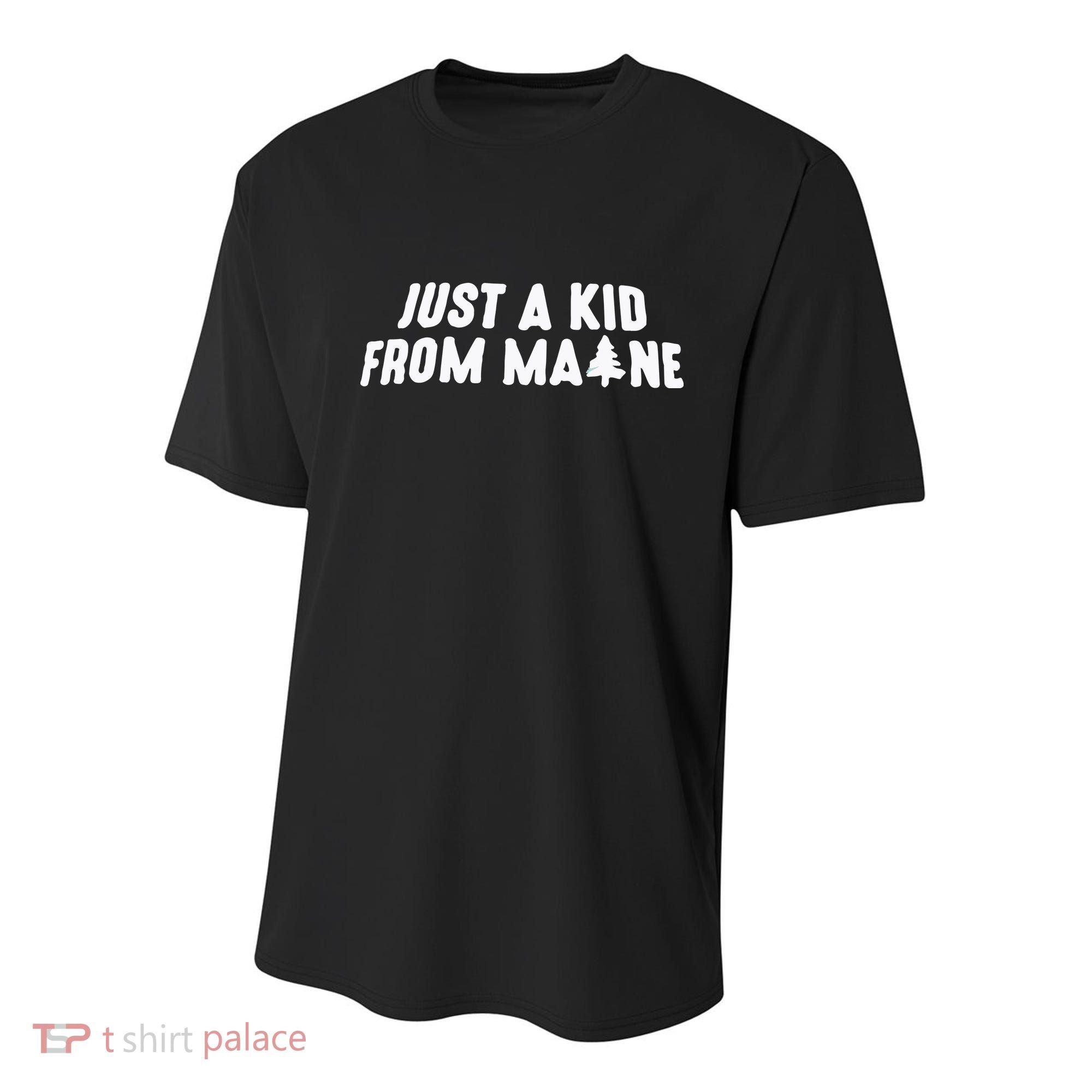 Just A Kids From Maine Youth Performance Sprint T-Shirt