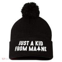 Just A Kids From Maine Pom Pom 12in Knit Beanie thumb 0