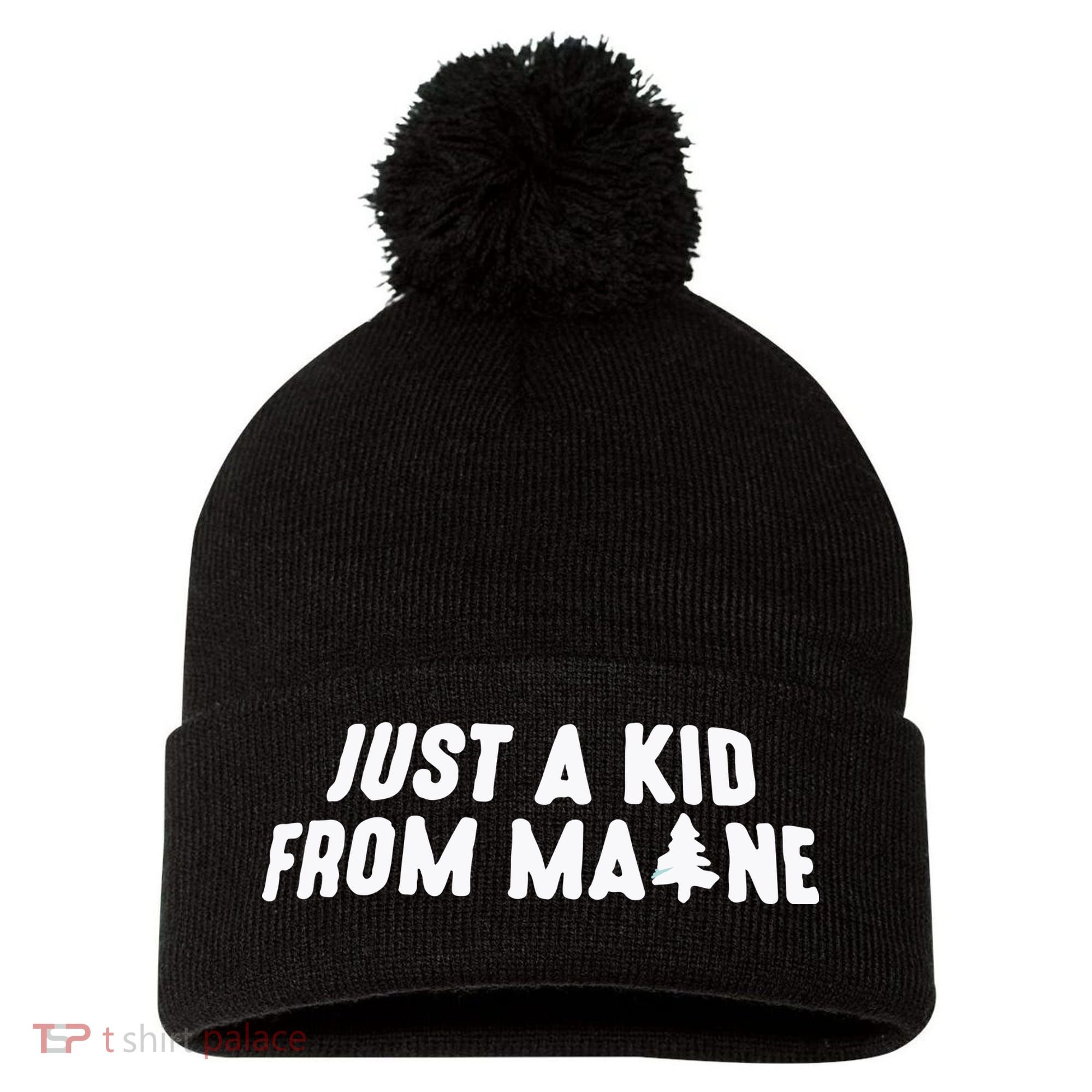 Just A Kids From Maine Pom Pom 12in Knit Beanie