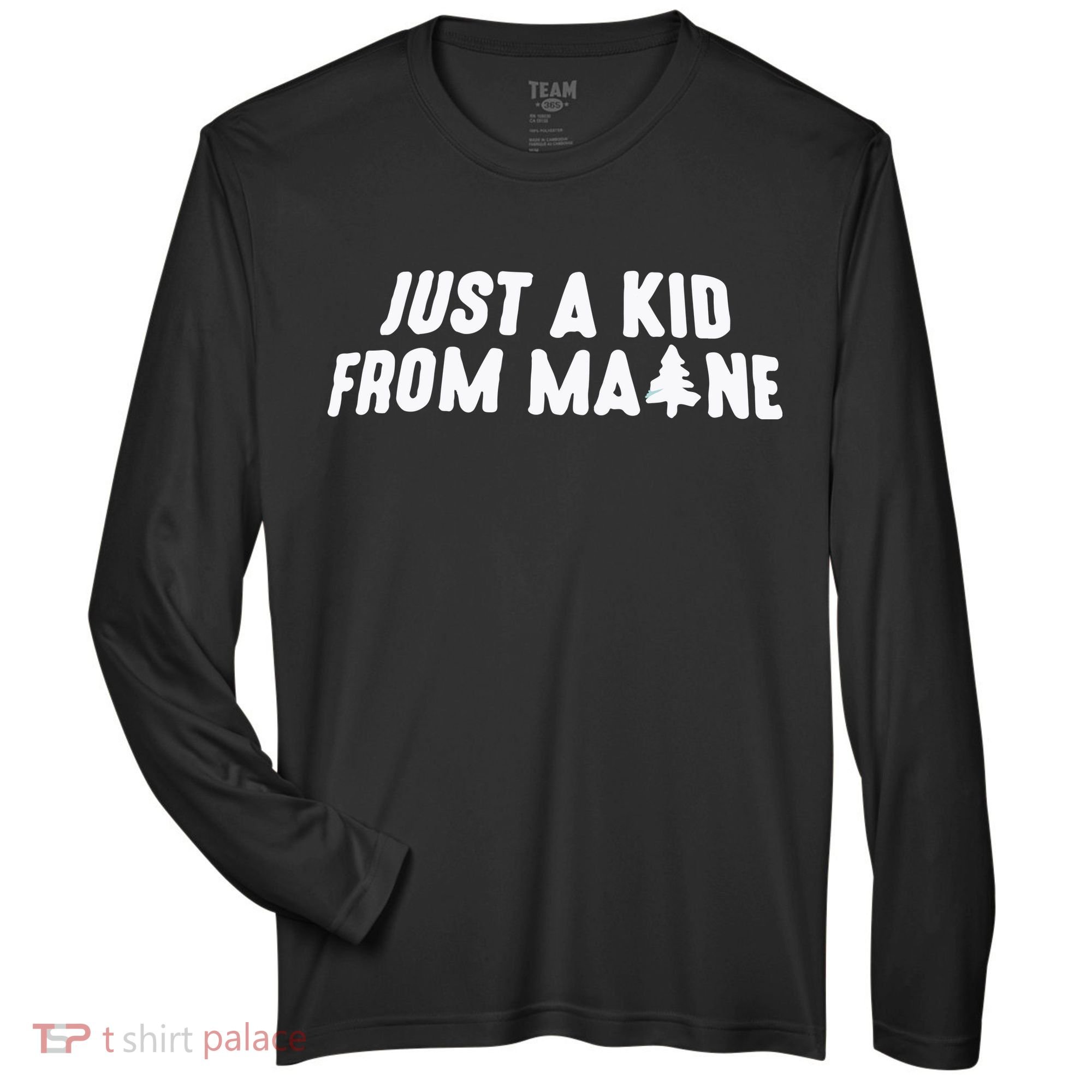 Just A Kids From Maine Zone Performance Long-Sleeve T-Shirt