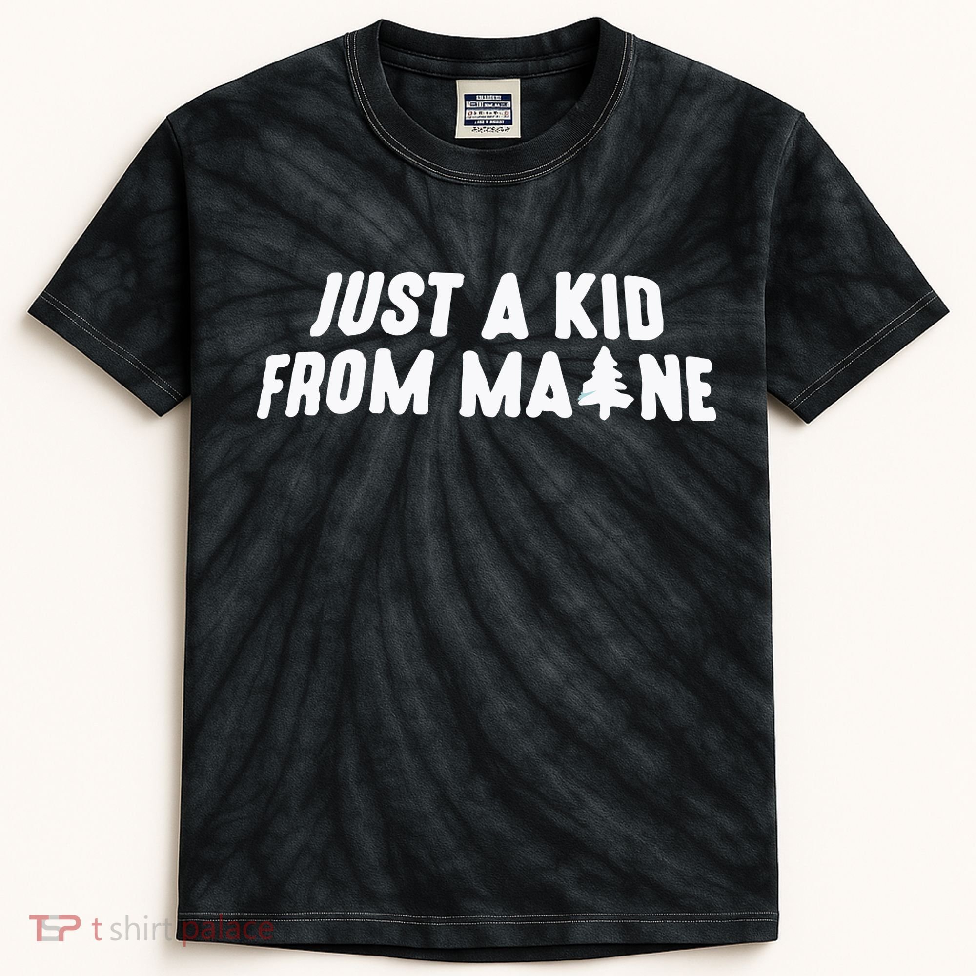 Just A Kids From Maine Kids Tie-Dye T-Shirt