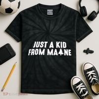 Just A Kids From Maine Kids Tie-Dye T-Shirt thumb 2