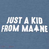 Just A Kids From Maine Comfort Colors Garment-Dyed Hooded Sweatshirt thumb 2