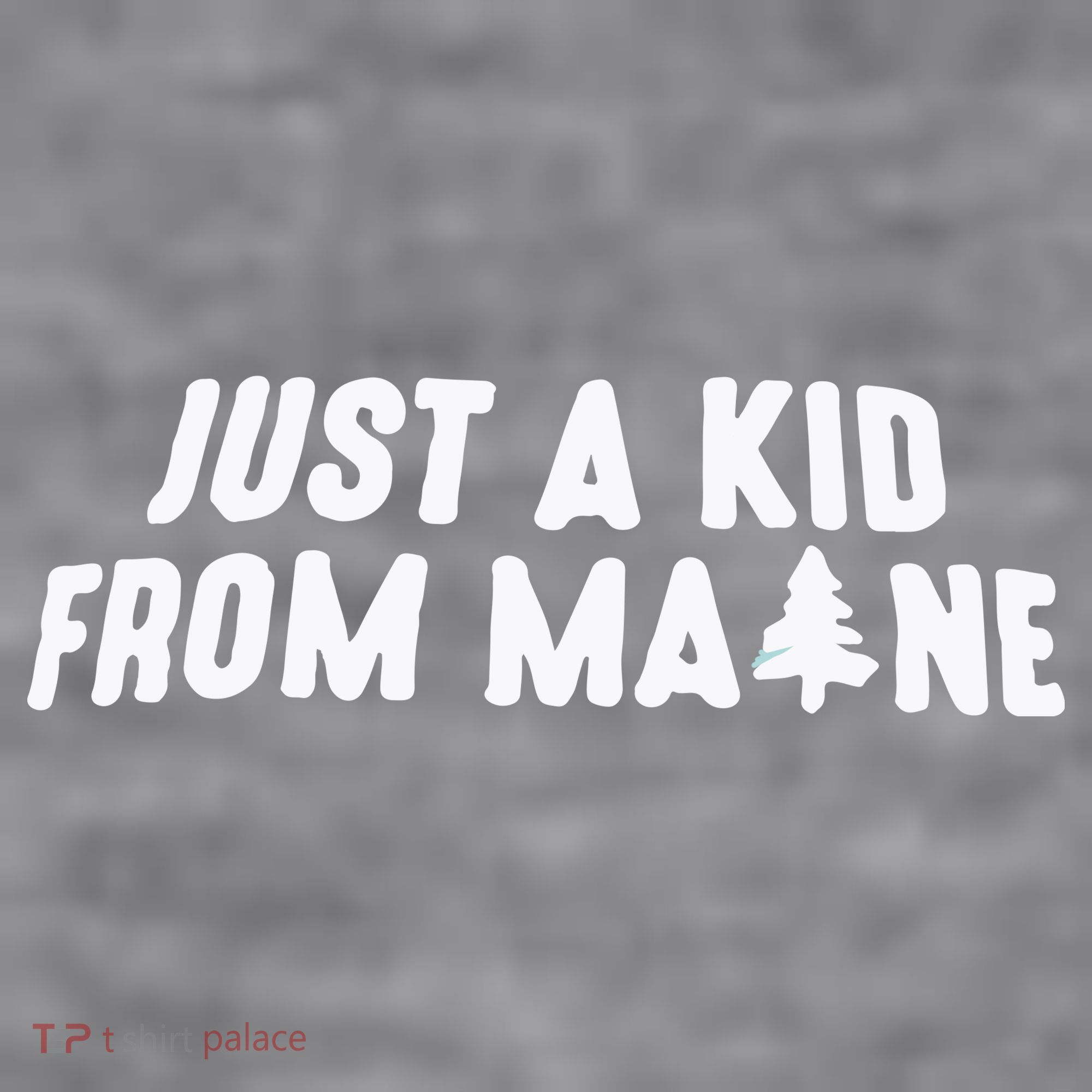 Just A Kids From Maine Women's Racerback Cropped Tank
