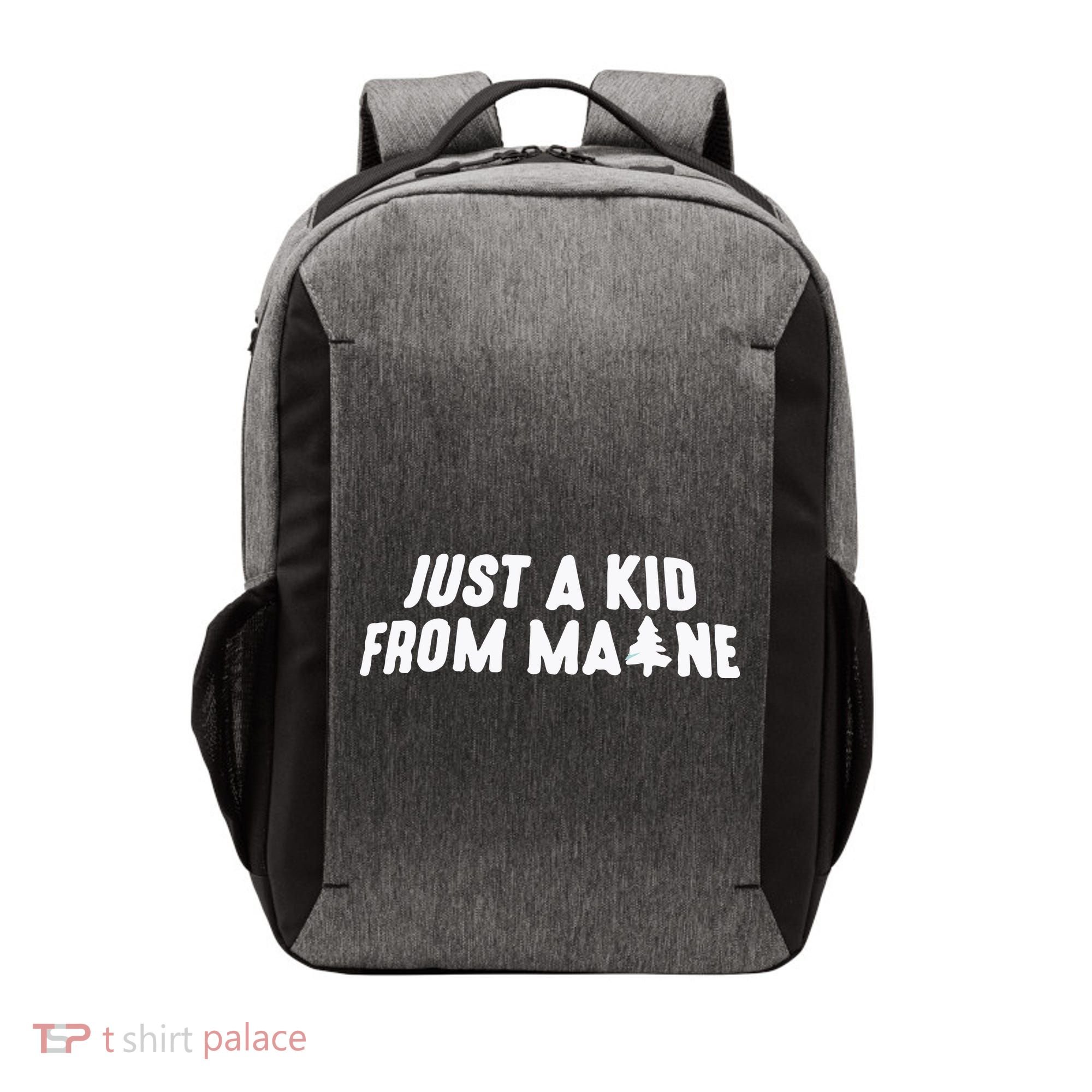 Just A Kids From Maine Vector Backpack