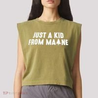 Just A Kids From Maine Garment-Dyed Women's Muscle Tee thumb 2