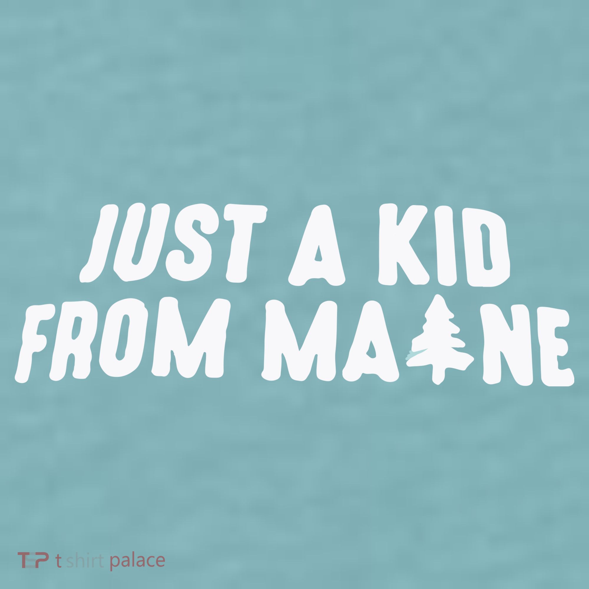 Just A Kids From Maine Sueded Cloud Jersey T-Shirt