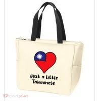 Just A Little Taiwanese Taiwan Flag Heart Tote Bag thumb 3