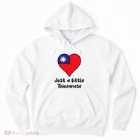 Just A Little Taiwanese Taiwan Flag Heart Hoodie thumb 0