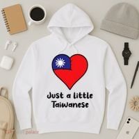 Just A Little Taiwanese Taiwan Flag Heart Hoodie thumb 3