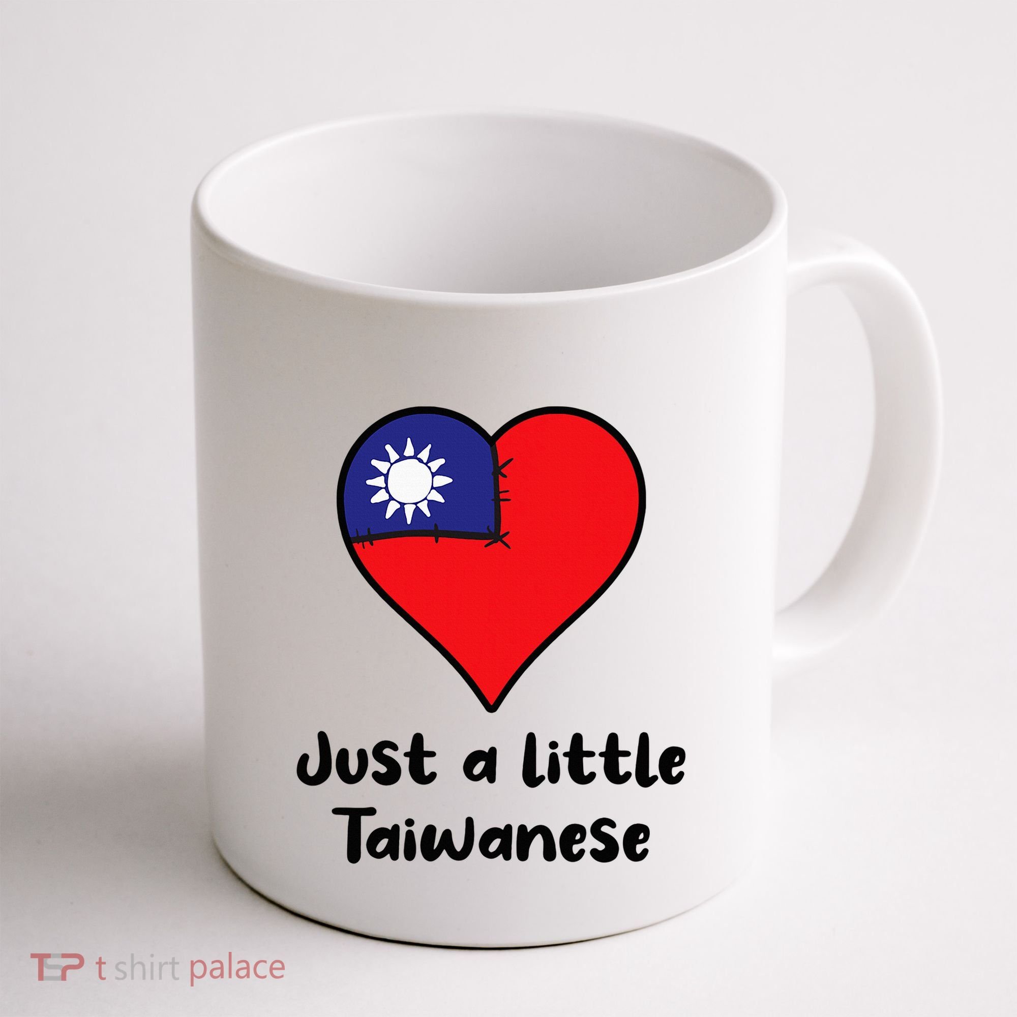 Just A Little Taiwanese Taiwan Flag Heart Coffee Mug