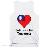 Just A Little Taiwanese Taiwan Flag Heart Tank Top thumb 0