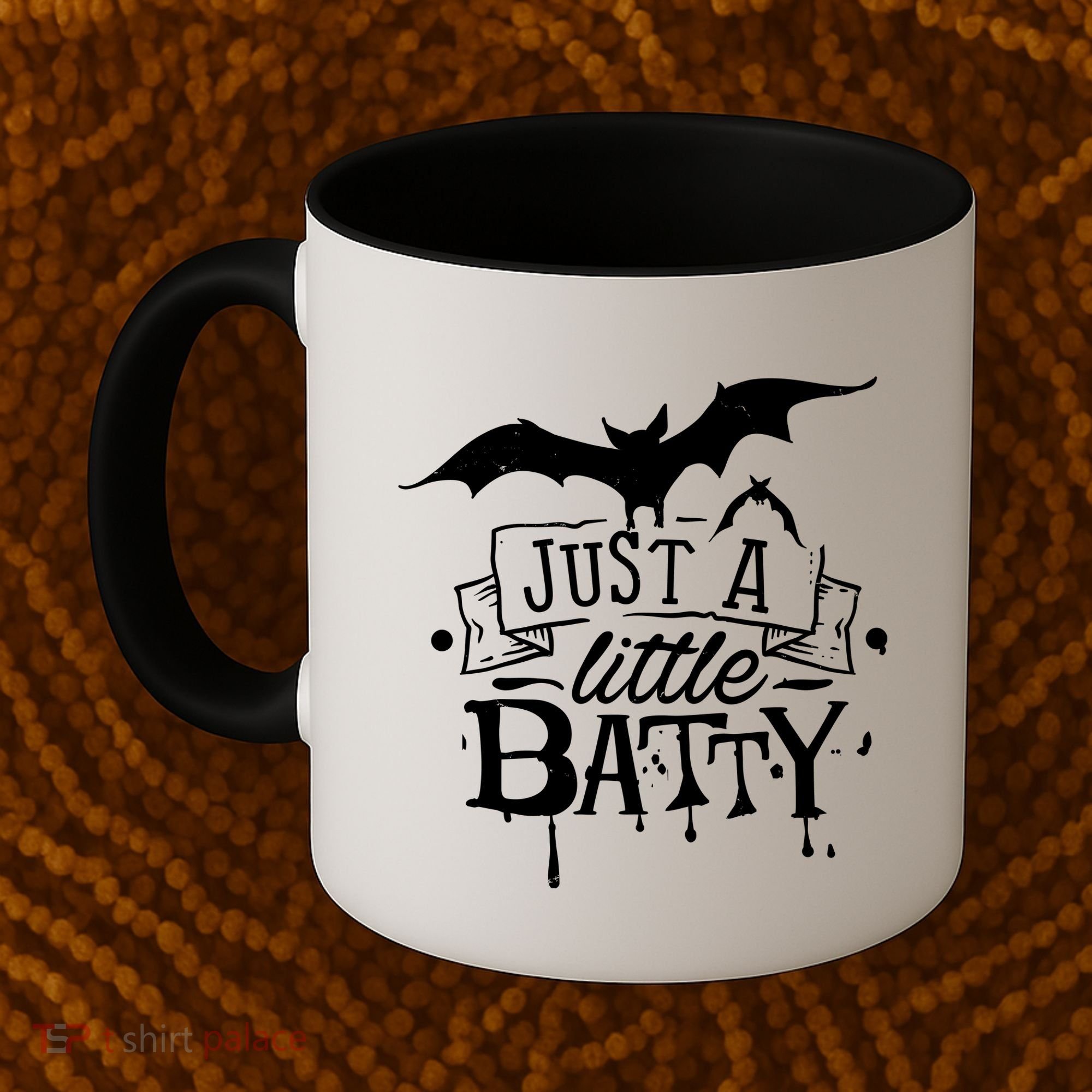 Just A Little Batty Funny Halloween Coffee Mug