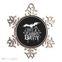 Just A Little Batty Funny Halloween Ornament thumb 0