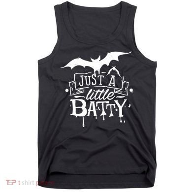 Just A Little Batty Funny Halloween Tank Top