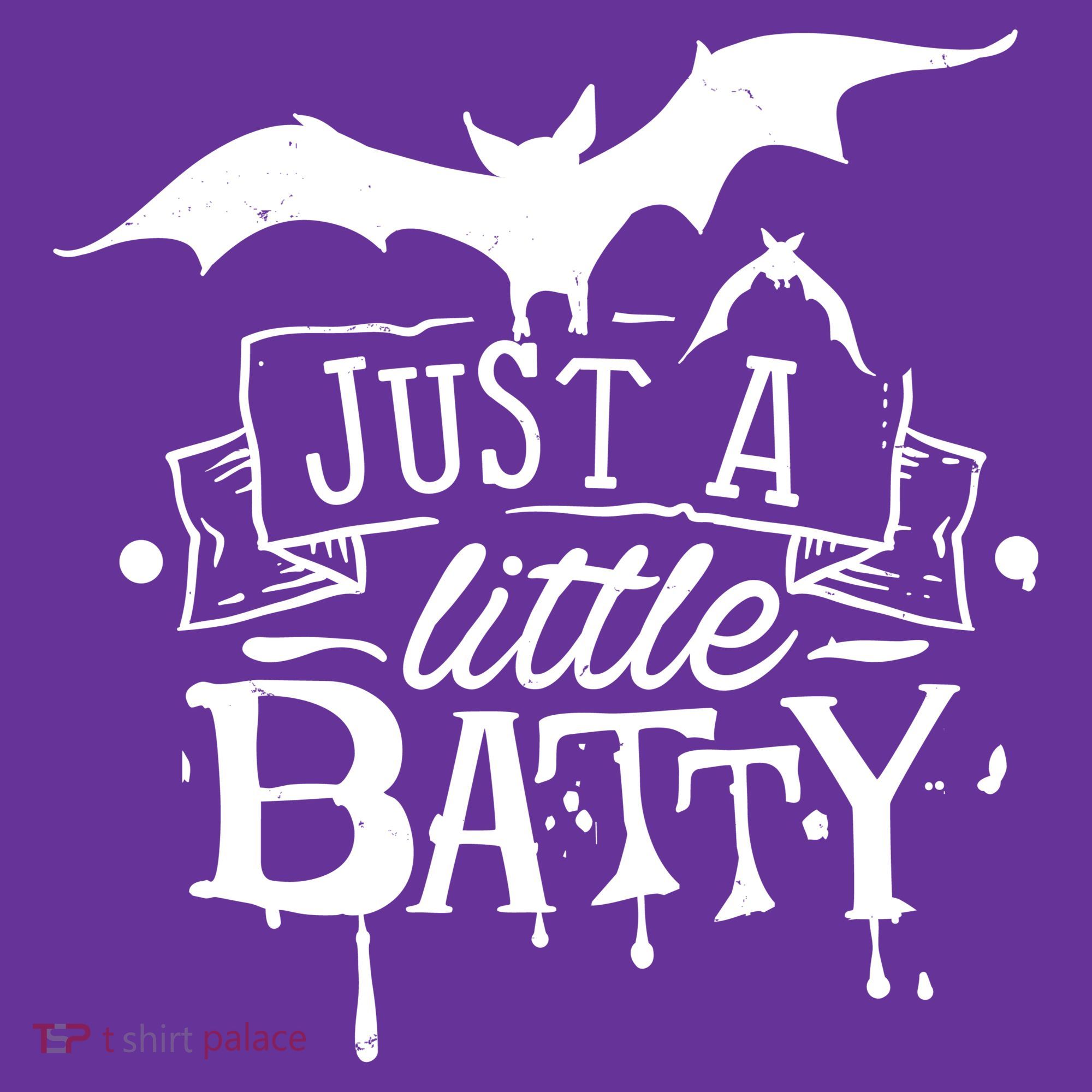 Just A Little Batty Funny Halloween Hoodie