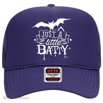 Just A Little Batty Funny Halloween Hat