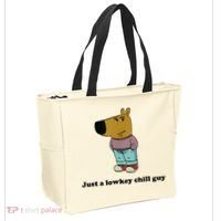 Just A Lowkey Chill Guy Tote Bag thumb 2