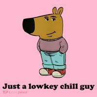 Just A Lowkey Chill Guy Coaster thumb 2