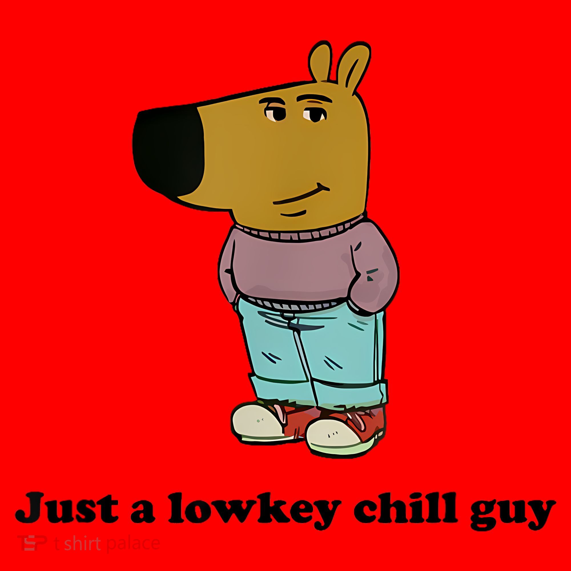 Just A Lowkey Chill Guy Santa Hat