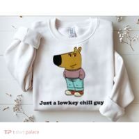 Just A Lowkey Chill Guy Sweatshirt thumb 2