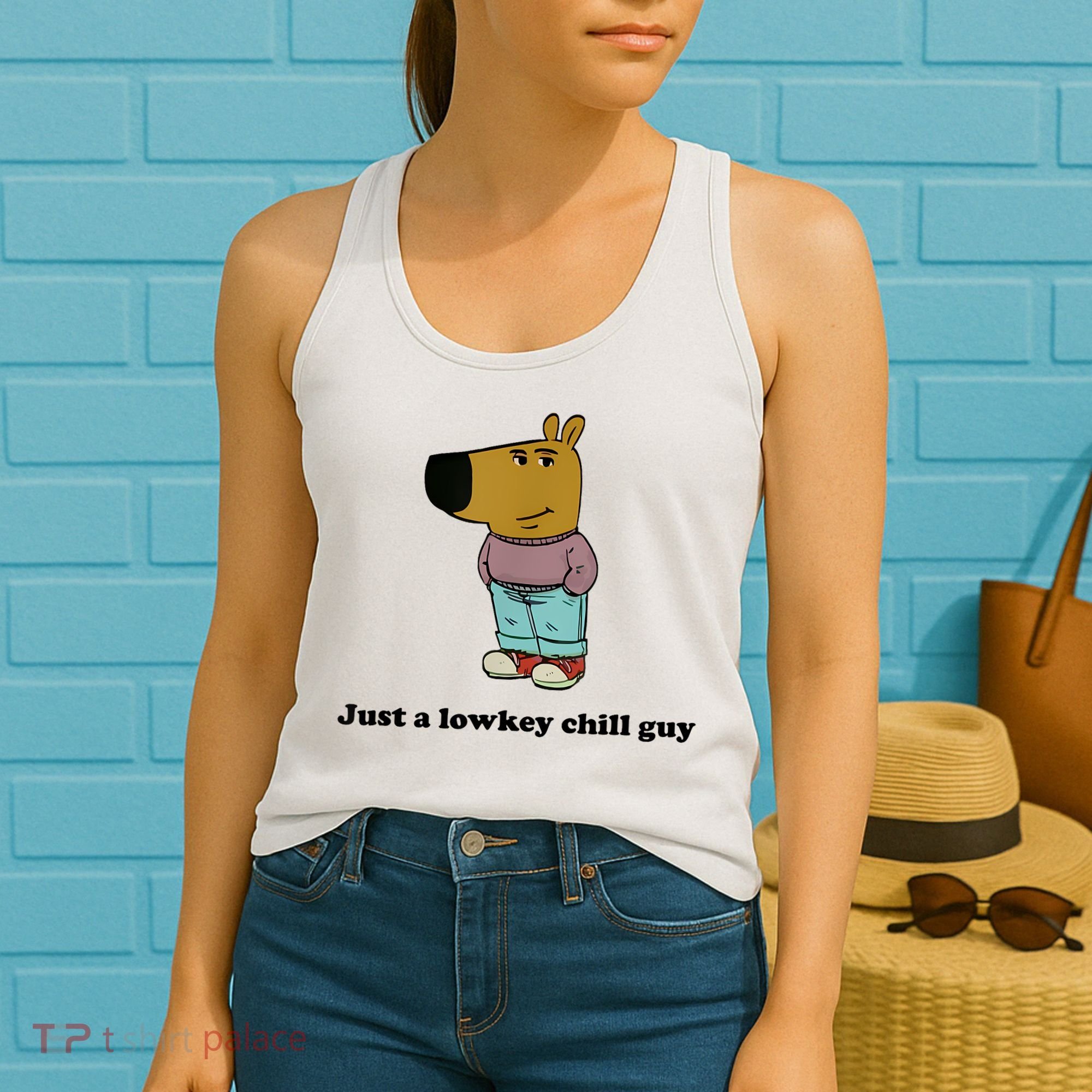 Just A Lowkey Chill Guy Women's Tank Top