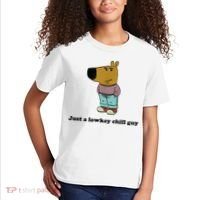 Just A Lowkey Chill Guy Kids T-Shirt thumb 2