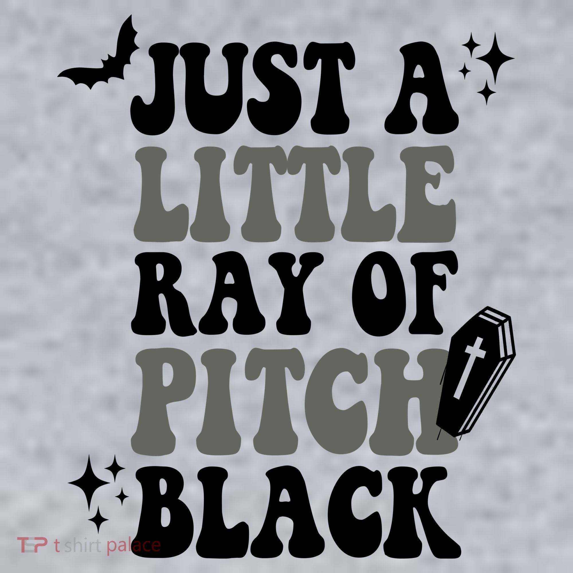 Just A Little Ray Of Pitch Black Halloween Women's Sweatshirt