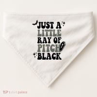 Just A Little Ray Of Pitch Black Halloween USA-Made Doggie Bandana thumb 0