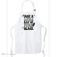 Just A Little Ray Of Pitch Black Halloween Apron thumb 0