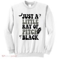 Just A Little Ray Of Pitch Black Halloween Sweatshirt thumb 0