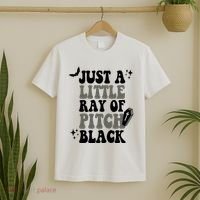 Just A Little Ray Of Pitch Black Halloween T-Shirt thumb 2