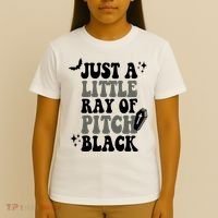 Just A Little Ray Of Pitch Black Halloween T-Shirt thumb 4